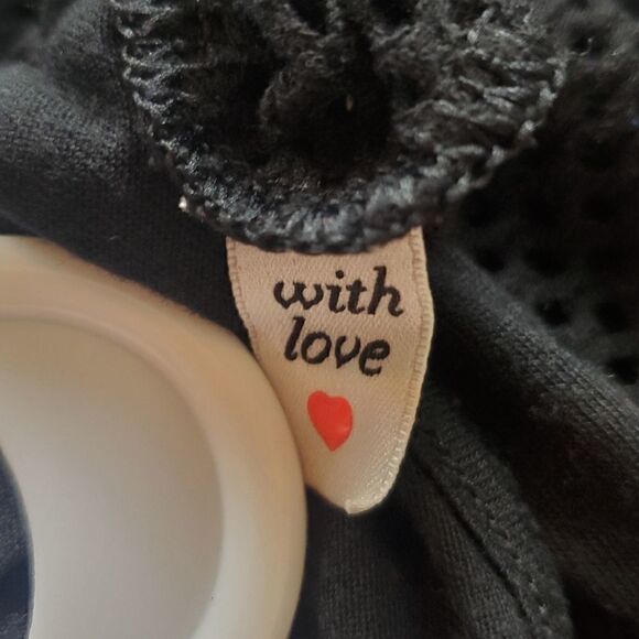 With Love Black Sheer Tank No Size - Picture 5 of 5